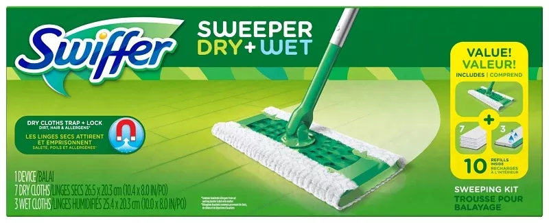 Swiffer 92815 Sweeper Starter Kit, Plastic, Green