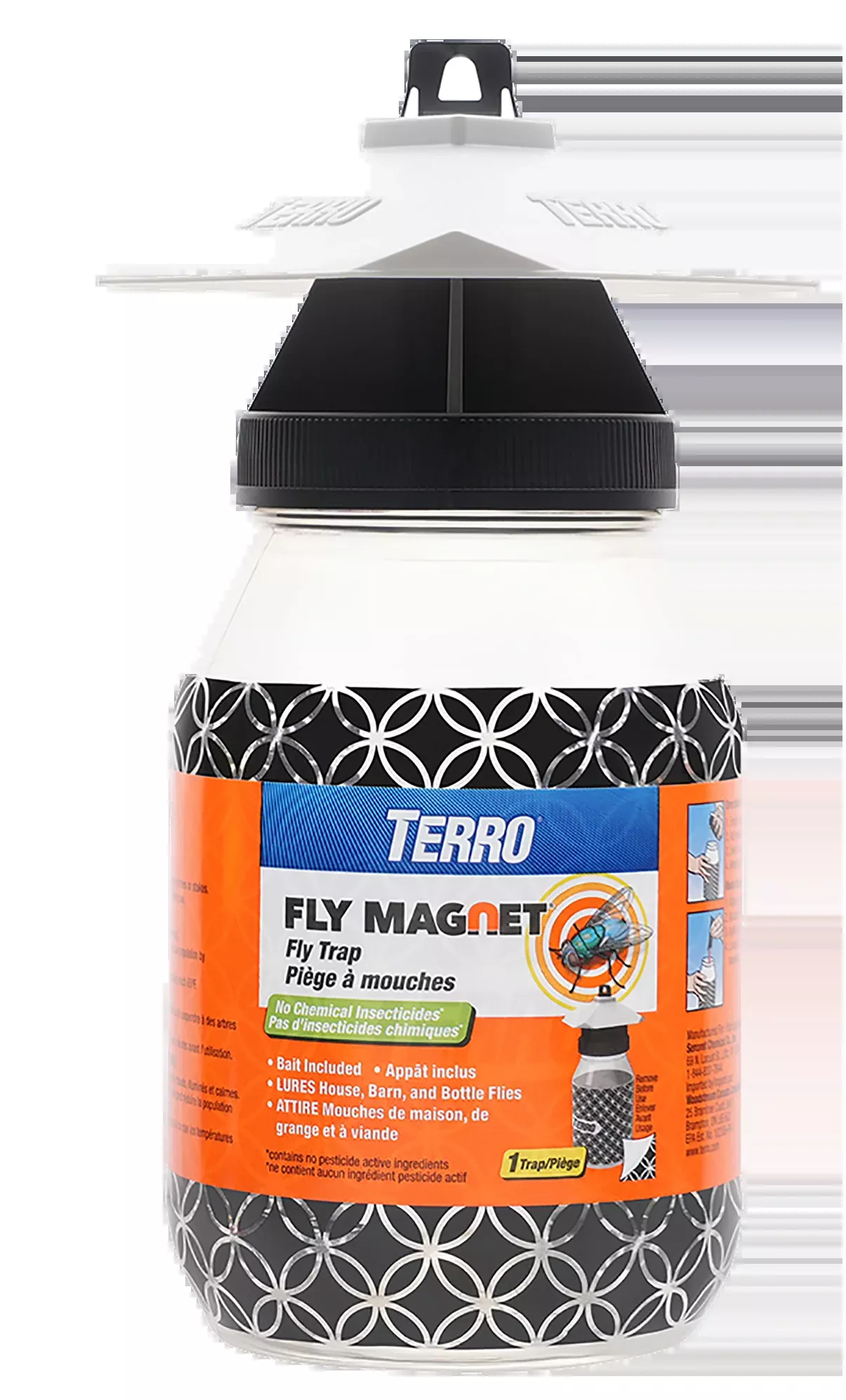 Terro Fly Magnet T380 Fly Trap with Bait, Solid, 1 qt