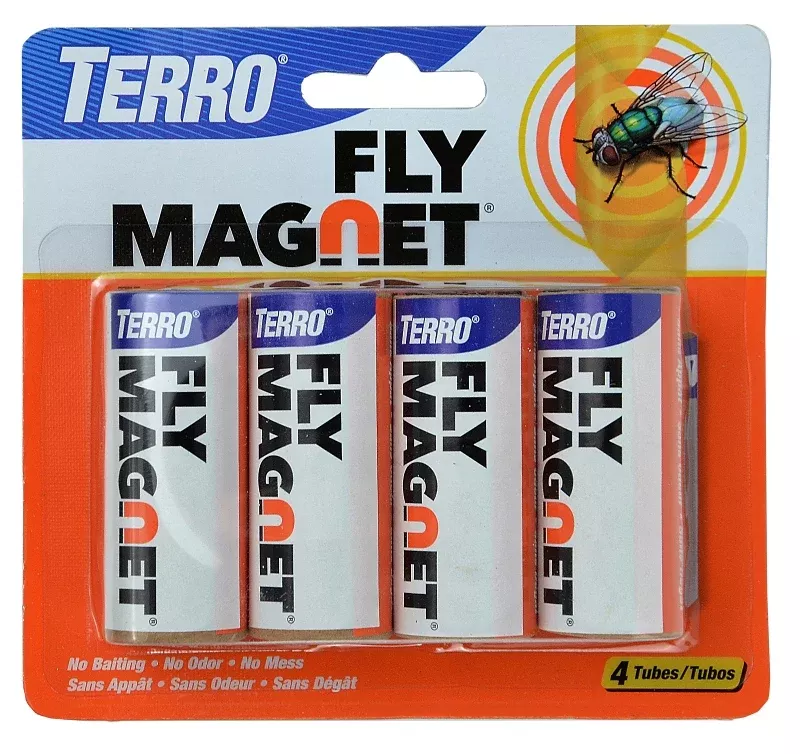 Terro Fly Magnet T510 Sticky Fly Paper Trap, Solid Pack, Pack of 24