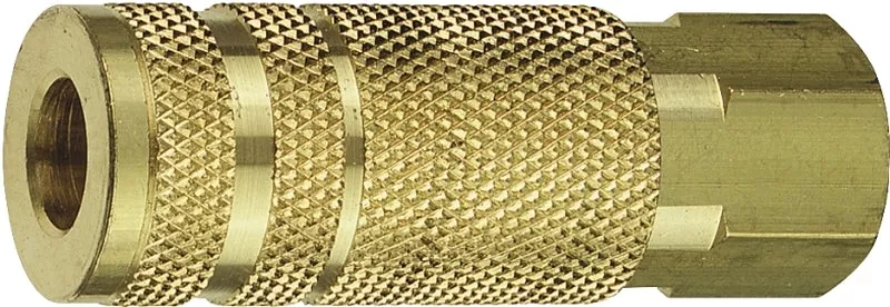Tru-Flate 13-435 Coupler, L-Style, 1/4 in, FNPT, Steel