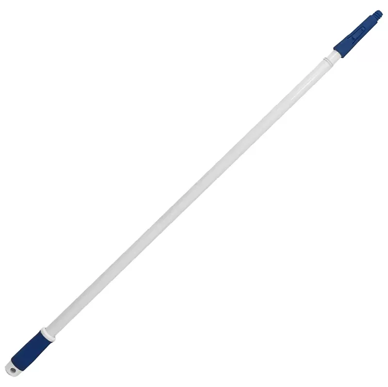 Unger Professional 989300 Telescopic Pole, 6 ft Max Pole L, Threaded, Steel Pole, Blue/White