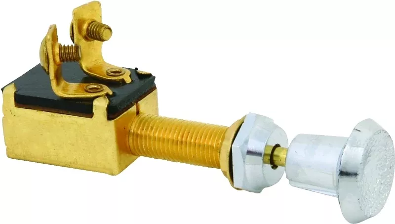 US Hardware M-035C Two-Position Switch, 2-Wire Marine, Chrome-Plated