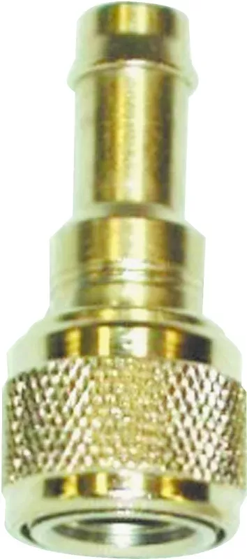 US Hardware M-050C Fuel Line Connector, Brass, Chrome-Plated