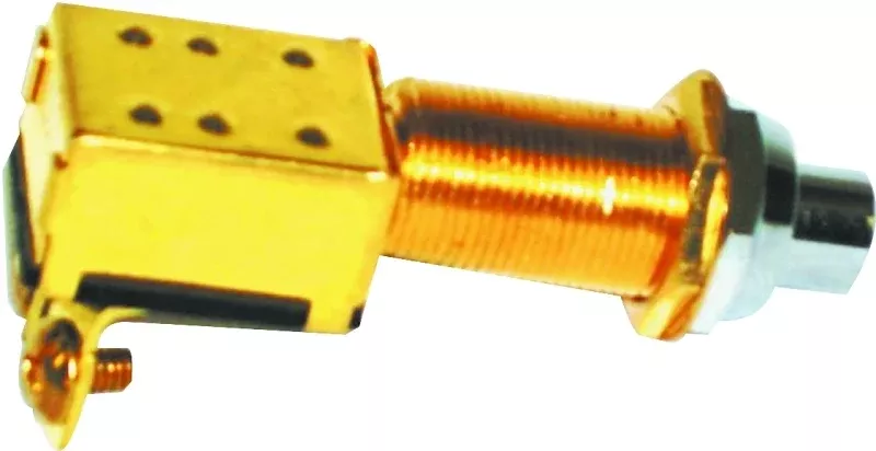 US Hardware M-163C Pushbutton Switch, Universal, Chrome-Plated