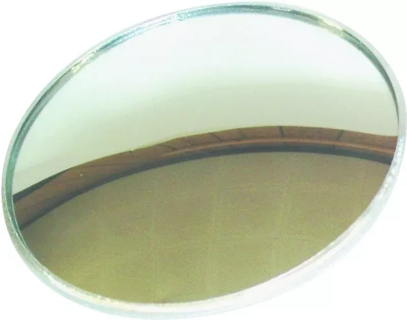 US Hardware RV-610C Convex Driving Mirror, 3 in Dia, Round, Metal Frame