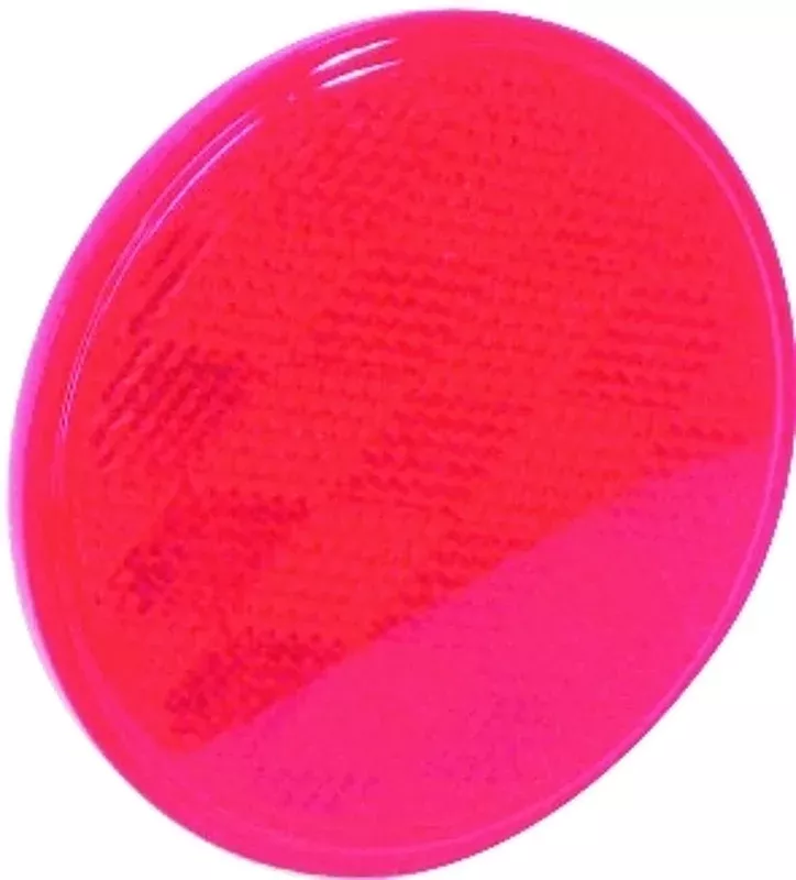 US Hardware RV-659C Safety Reflector, Red Reflector, Plastic Reflector, Adhesive
