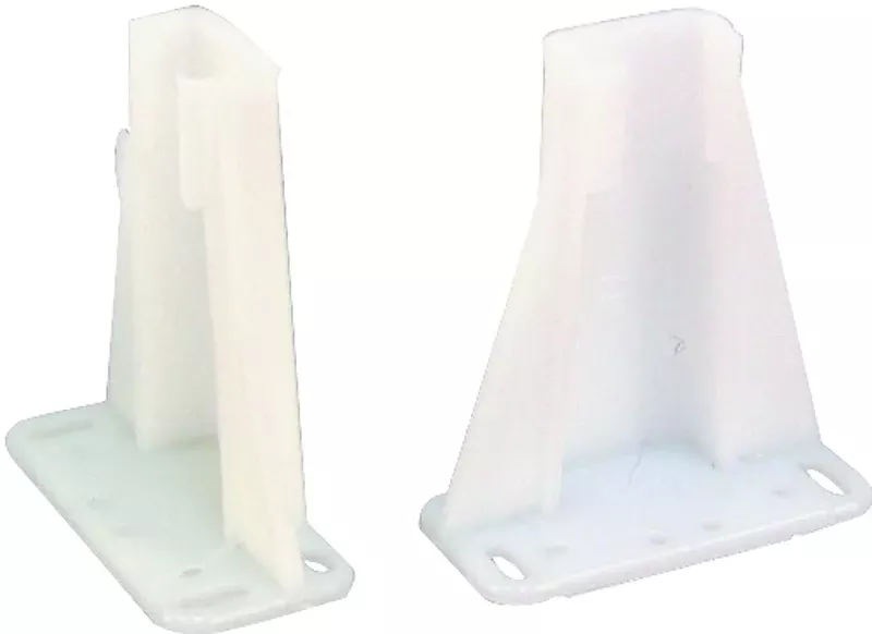 US Hardware WP-1006C Drawer Socket, Plastic, White