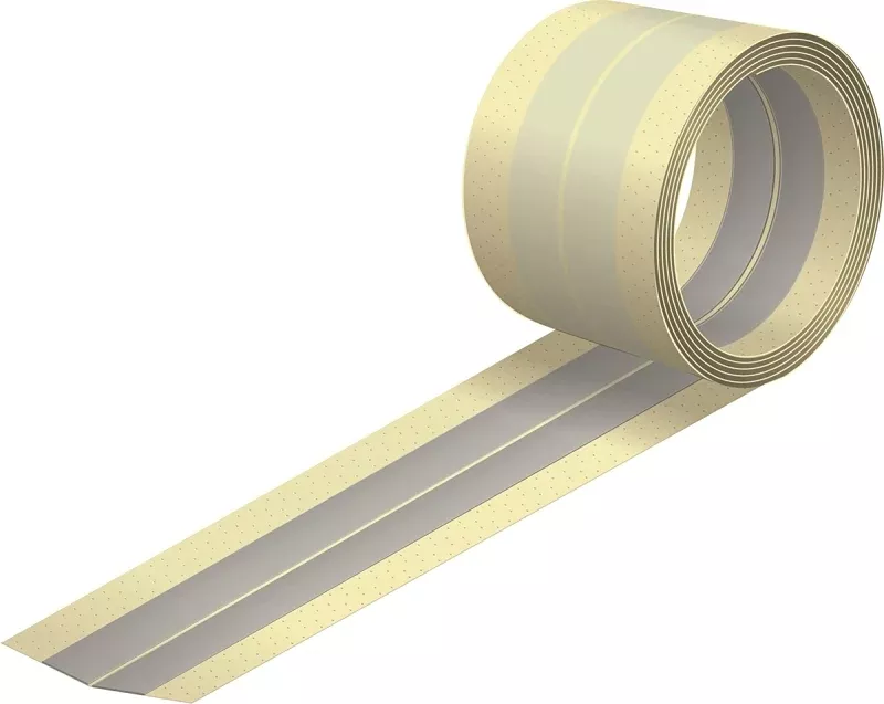 USG 388810010 Corner Bead Tape, 100 ft L, 2 in W, Gray/White