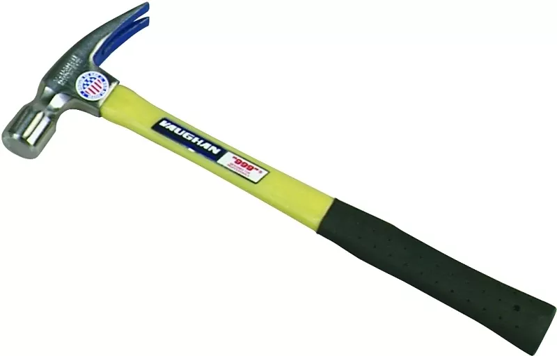 Vaughan FS505M Framing Hammer, 24 oz Head, Framing, Milled, Straight Claw Head, HCS Head, 17 in OAL