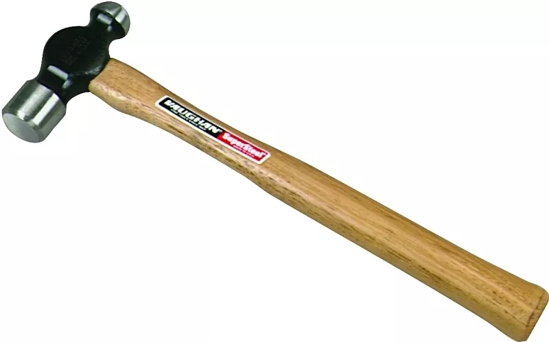 Vaughan TC016 Rivet Hammer, 16 oz Head, Ball Pein Head, HCS Head
