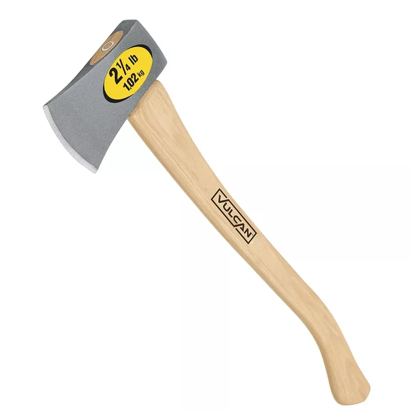 Vulcan 34478 Camper's Axe, 2.25 lb Head, Hickory Wood Handle, 28 in OAL