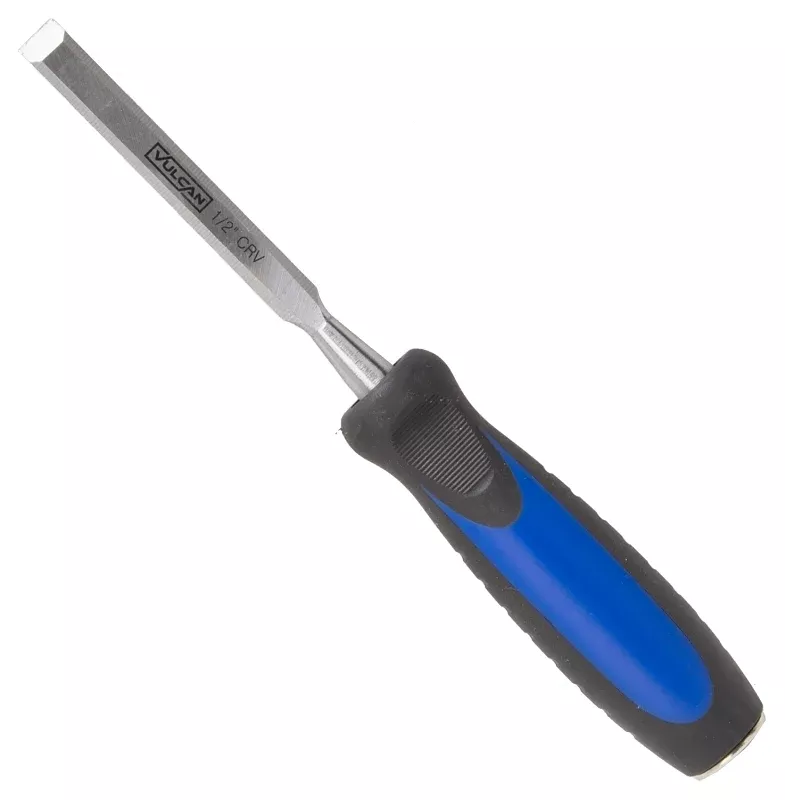 Vulcan JL-CH2 Chisel, 1/2 in Tip, 9-7/8 in OAL, CRV Blade, Ergonomic Handle