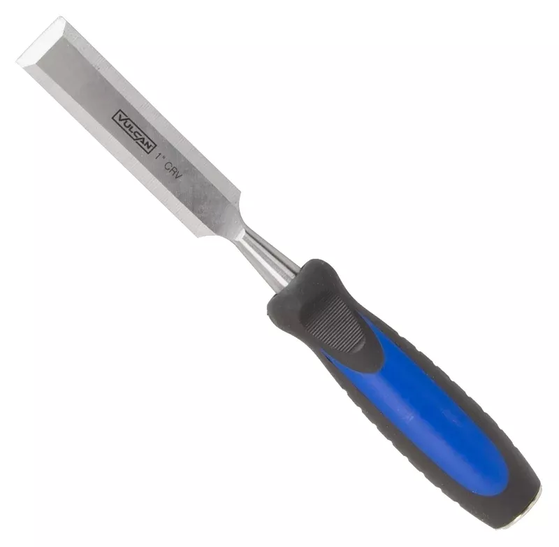 Vulcan JL-CH4 Chisel, 1 in Tip, 10-1/4 in OAL, CRV Blade, Ergonomic Handle