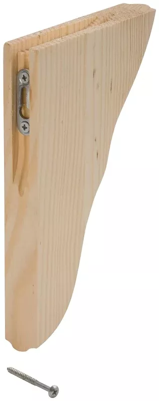 Waddell 1356 Keyhole Corbel, Pine Wood, Pack of 20
