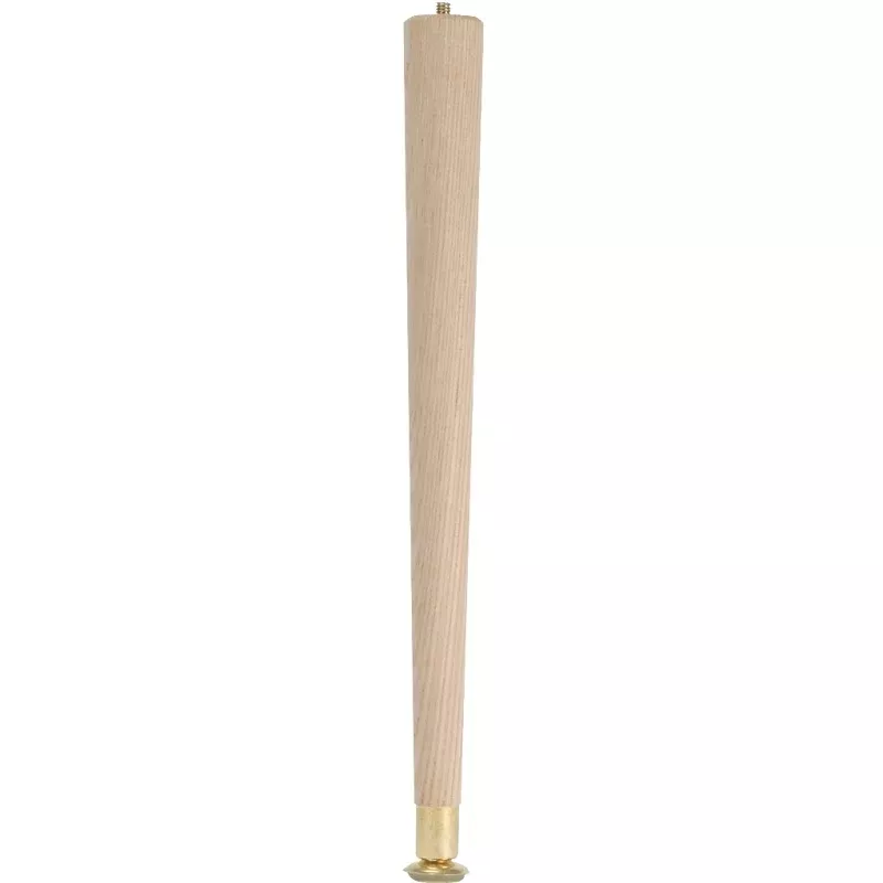 Waddell 2528 Table Leg, 27-1/2 in H, Hardwood, Smooth Sanded