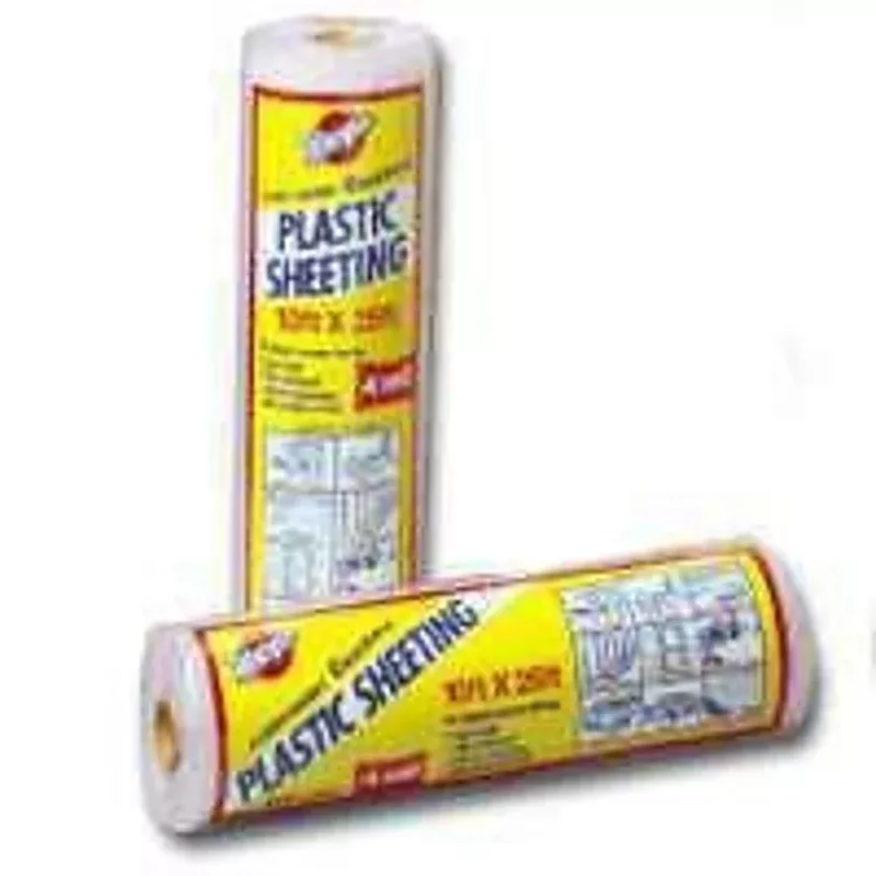 Warp's 4CH-450-C Poly Film, 50 ft L, 4 ft W, 4 mil Thick, Clear, Pack of 6