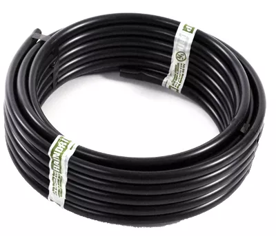 Water Supply Tubing, Black Polyethylene, 1/2-in. X 50 Ft.