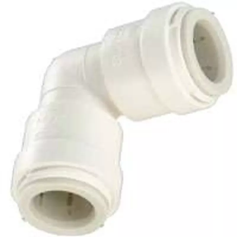 Watts 3517-08/P-420 Union Pipe Elbow, 3/8 in, 90 deg Angle, Plastic, Off-White, 100 psi Pressure