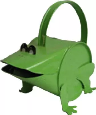 #wc4000 1.3l Green Frog Water Can For Gardening