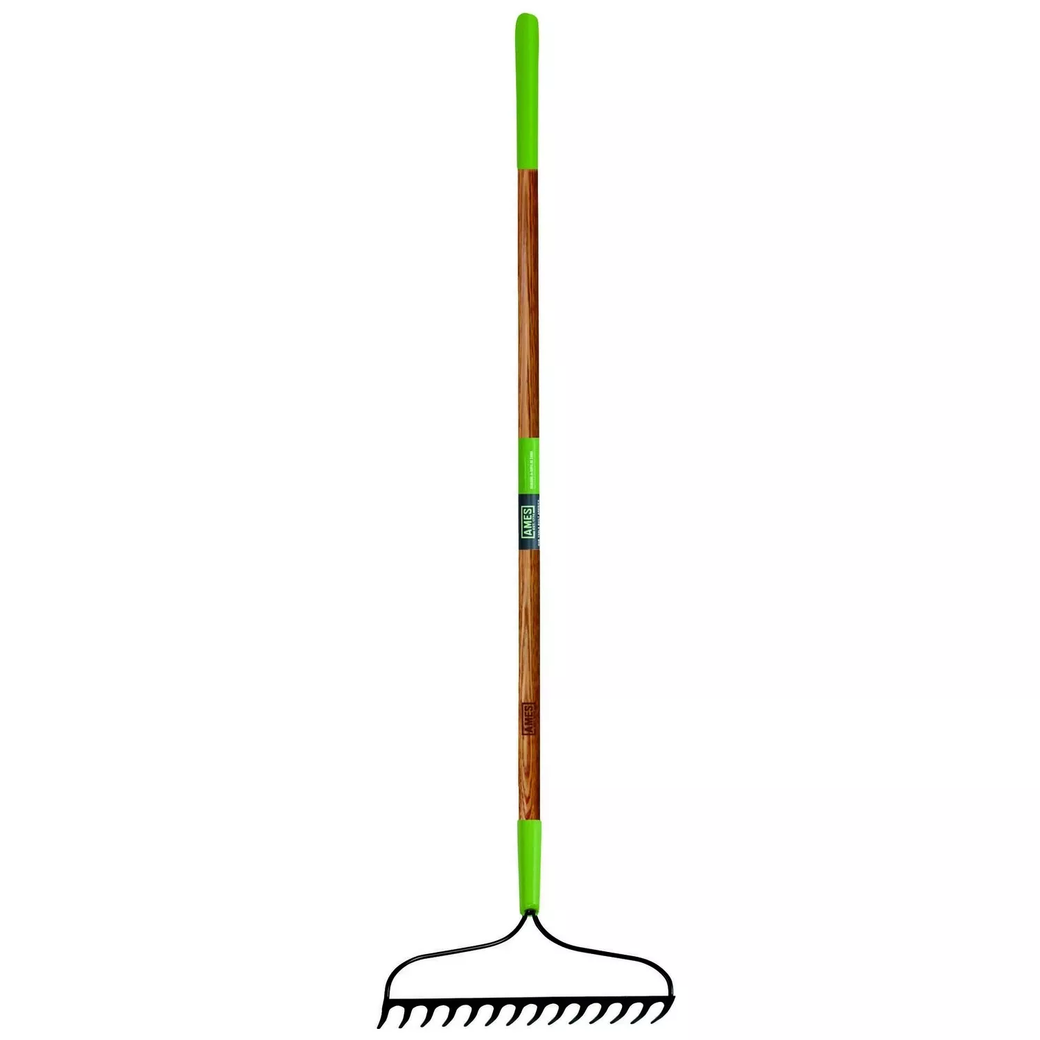 Welded Bow Rake, 16 Tine, Cushioned Hardwood Handle