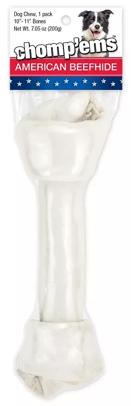 Westminster Chomp'ems 21110 Flat Knot Bone, 10 to 11 in Shrink Wrap