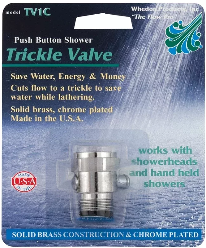 Whedon TV1C Shower Flow Controller, Brass Body, Chrome-Plated