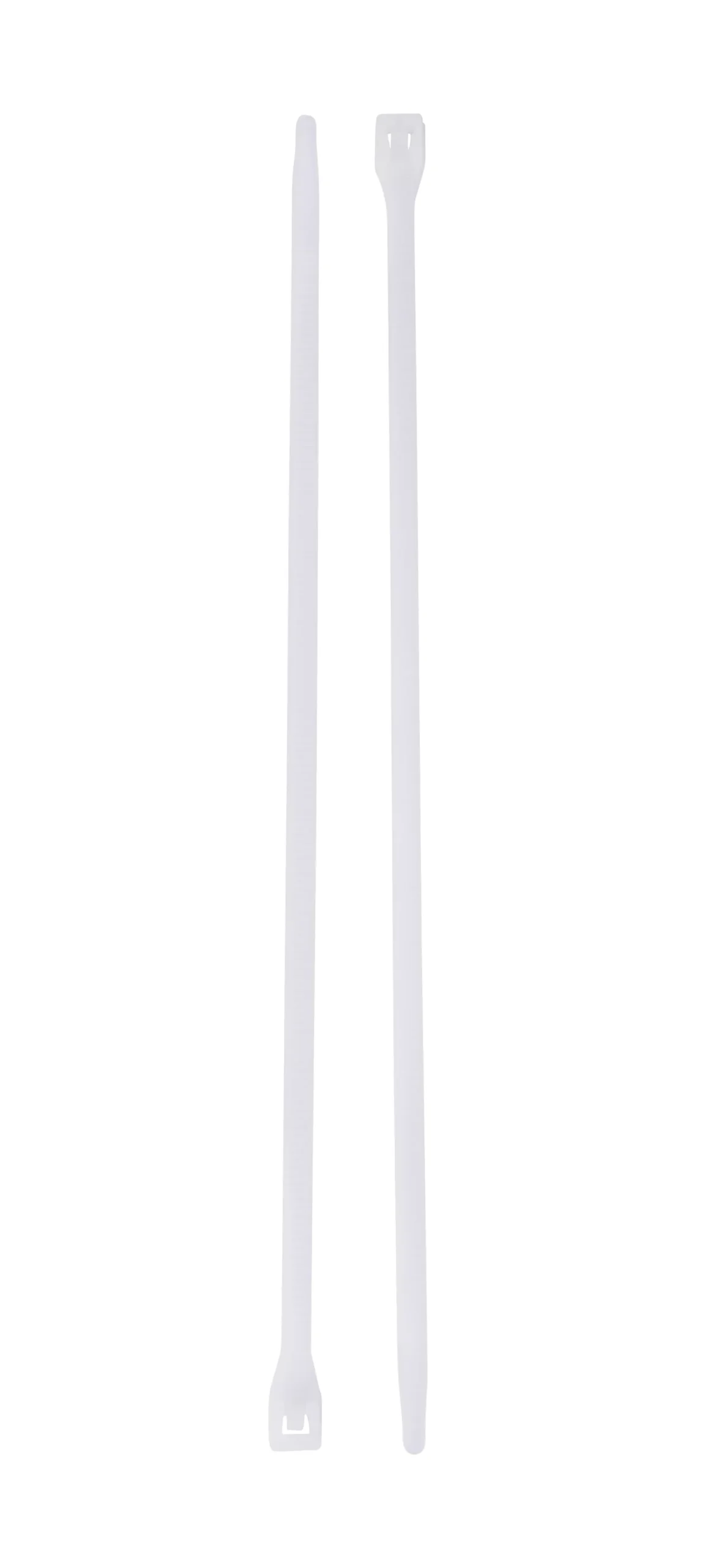 White Cable Ties, 8 In., 100-pk.