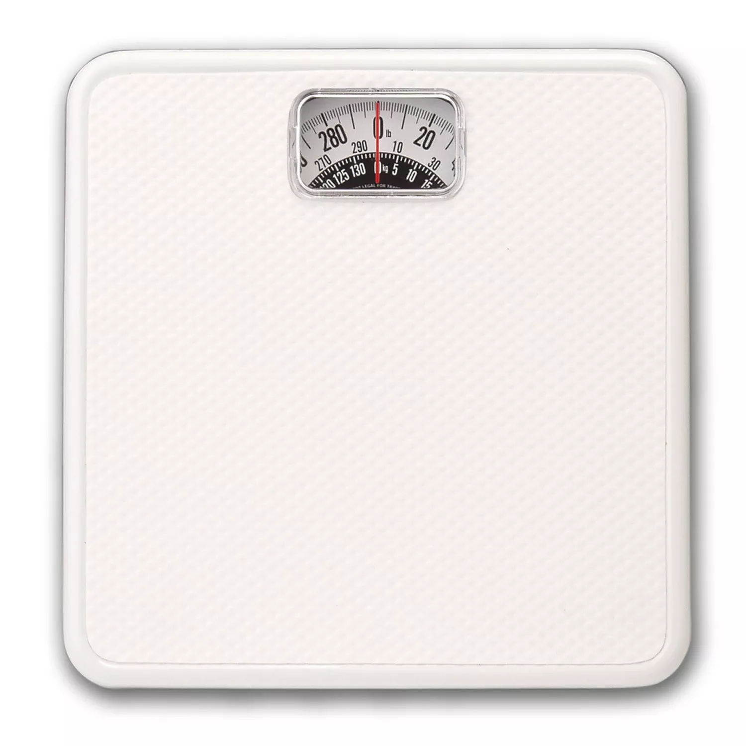 White Square Mechanical Bath Scale