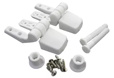 White Toilet Seat Hinge