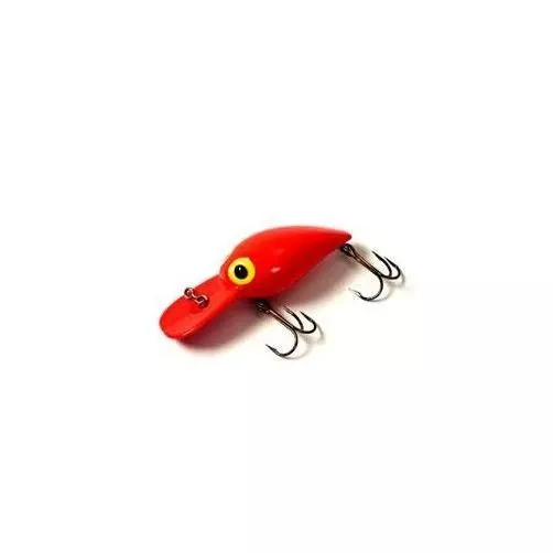 Wiggler Crank Bait, Fluorescent Red, 3.75-inch