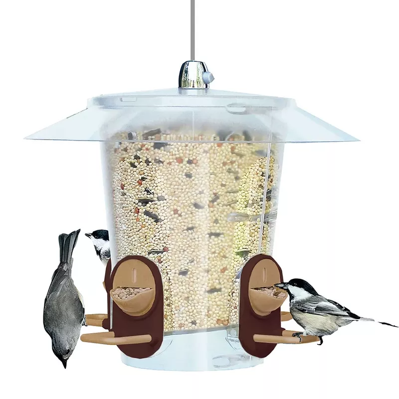 Wild Bird 2.25 Lb Plastic Metro 2-in-1 Bird Feeder With 4 Ports
