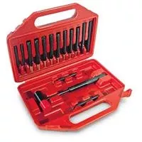 Winchester Brass And Steel Punch Set 15 Piece With Molded Case