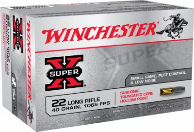 Winchester Super-x .22 Lr Rimfire Hollow Point Ammo - 50 Rounds