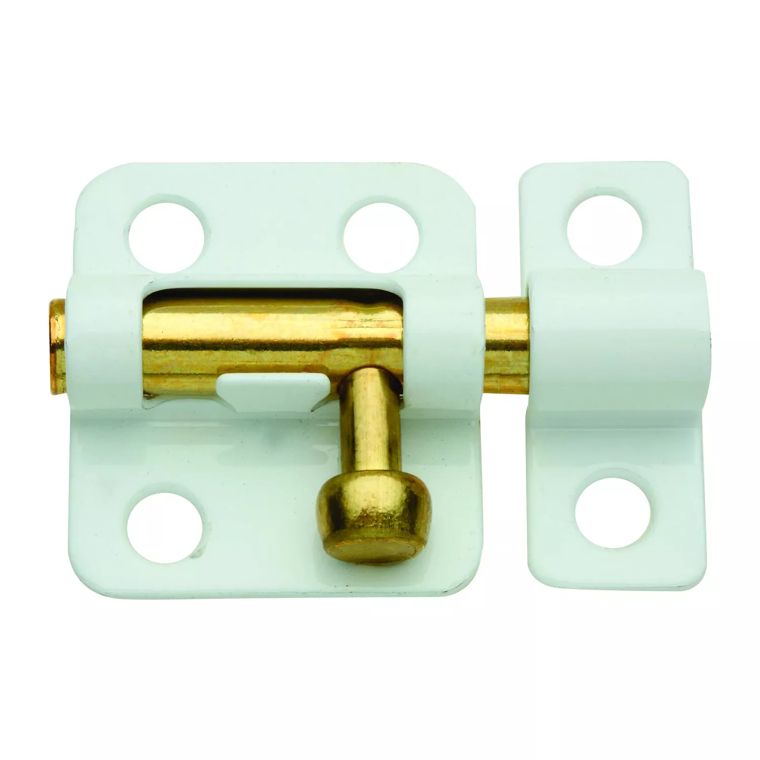 Window Bolt, White, 2 In.