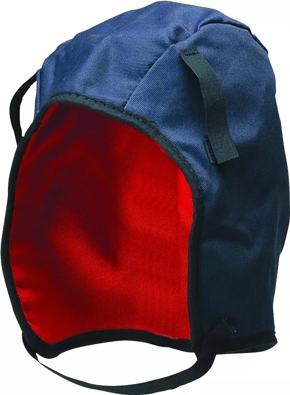 Winter Hard Hat Liner Blue, Polyester, Adjustable, 1 Pk, Model 10062497