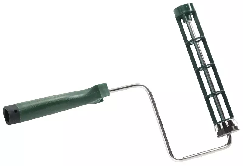 Wooster Sherlock R017-9 Roller Frame, 9 in L Roller, Polypropylene Handle, Threaded Handle, Green Handle