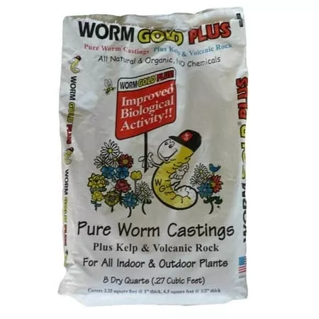 Worm Castings Plus 8 Quart Organic Fertilizer 100047579