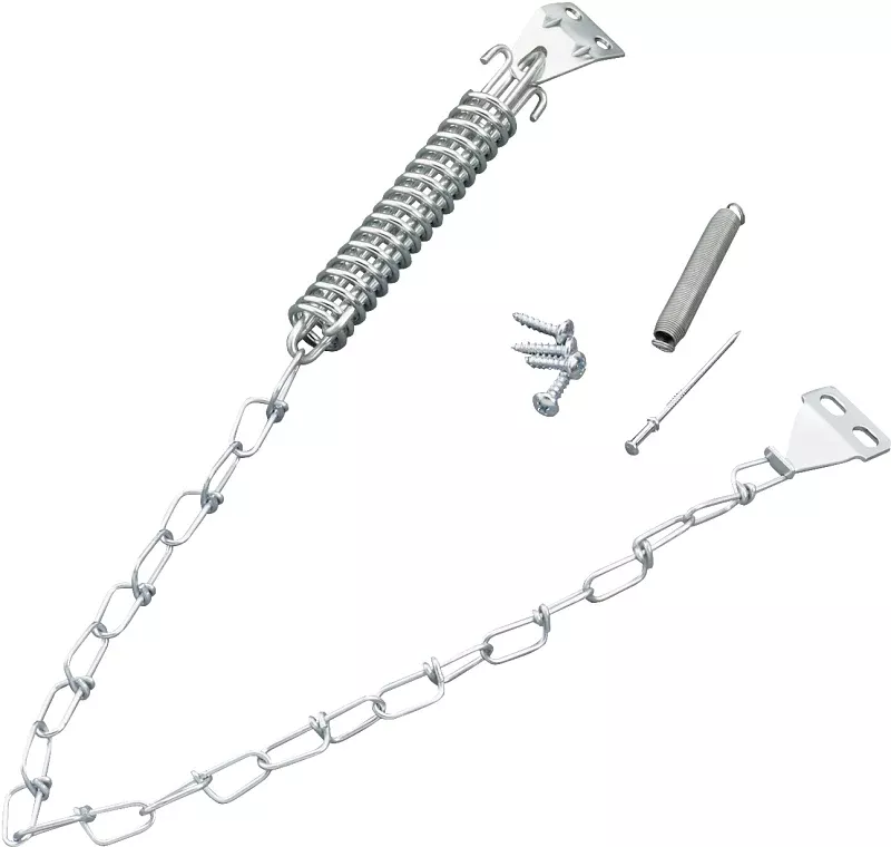 Wright Products V11 Chain Door Stop, Zinc