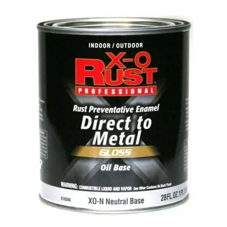 X-o Rust Premium Anti-rust Enamel, Oil-base Neutral Base, Interior/exterior, 1 Qt.