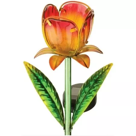 Yellow Solar Tulip Garden Stake - Model 12161