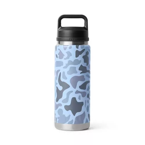 Yeti 26 Oz Water Bottle with Chug Cap - Rambler Blue Camo
