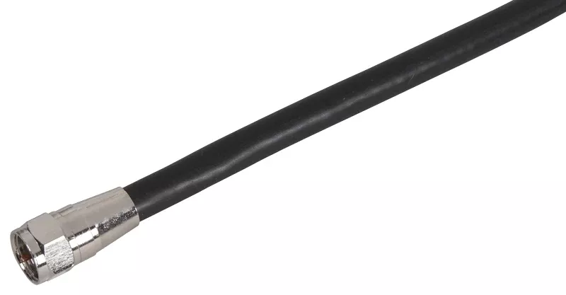 Zenith VG100606B RG6 Coaxial Cable, F-Type, F-Type, 6 ft L