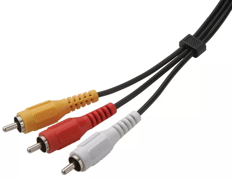 Zenith VT1006COMPOS Audio Video Cable, Black Sheath, 6 ft L