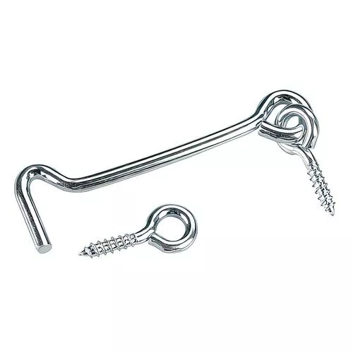 Zinc Gate Hook And Eye 3 Inch 2 Pack