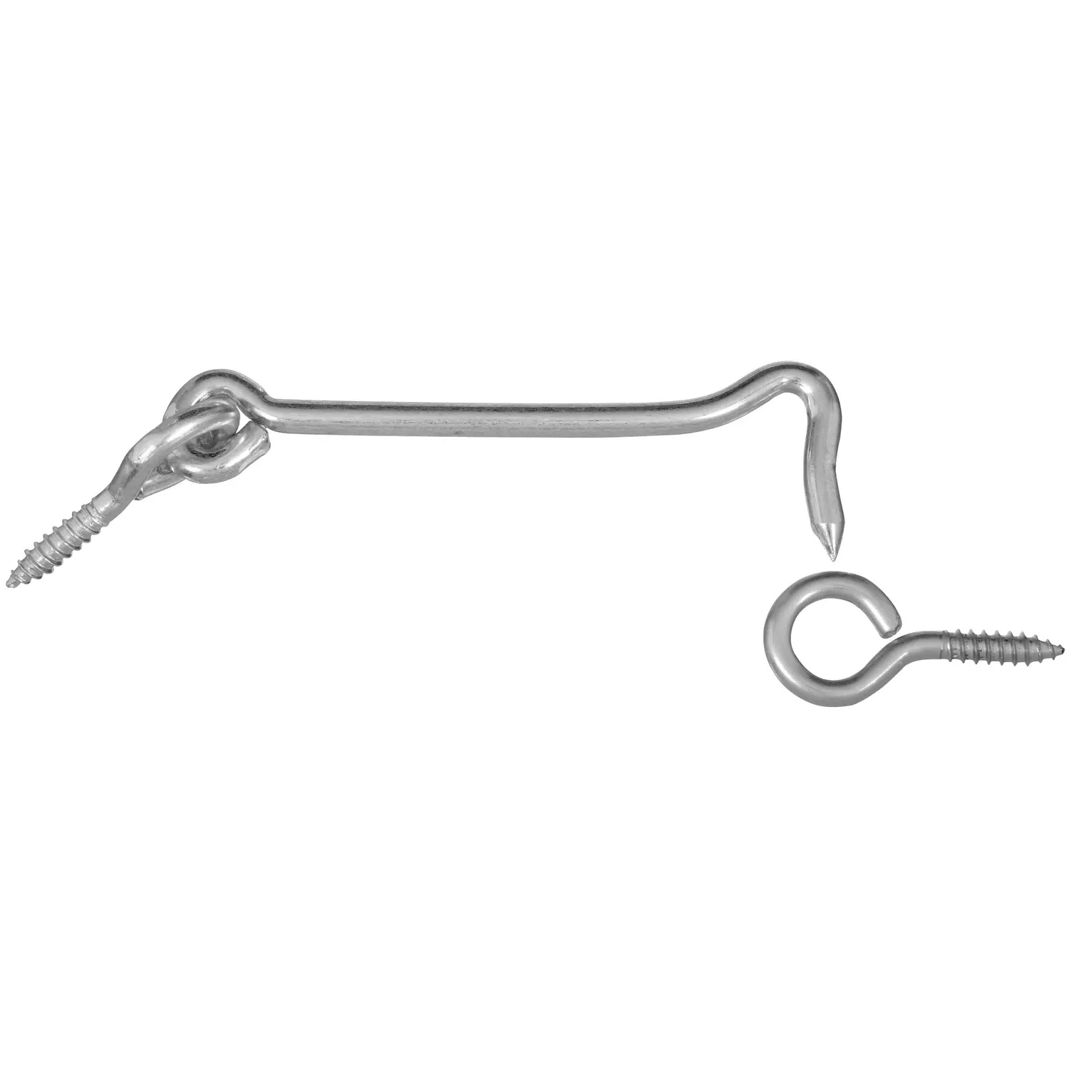 Zinc Gate Hook/ Eye, 6 In.