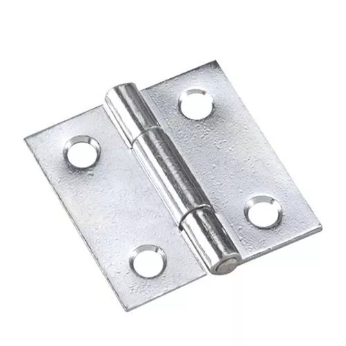 Zinc Narrow Butt Hinge 1-1/2 Inch 2 Pack