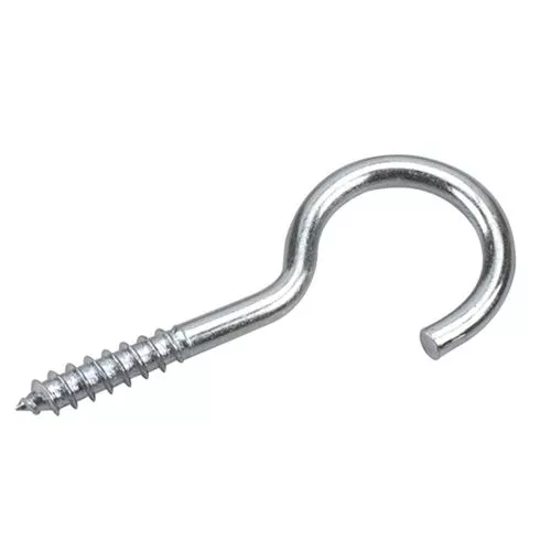 Zinc Screw Hook 2-1/4 x .158