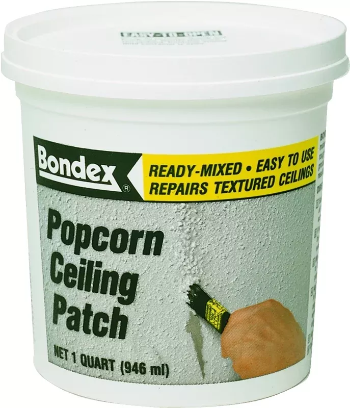 Zinsser 76084 Popcorn Ceiling Patch, Gel, Citrus, White, 1 qt Pail