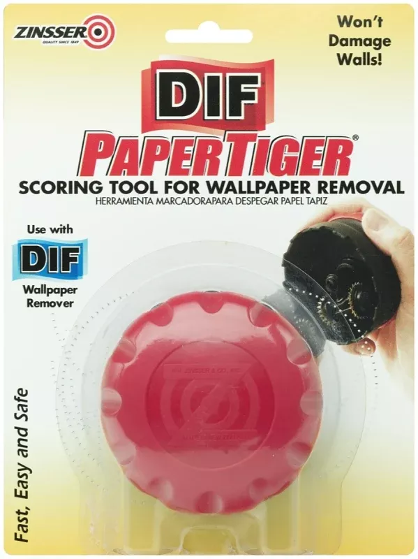 Zinsser PaperTiger Series 02966 Single-Head Scoring Tool, Ergonomic Handle