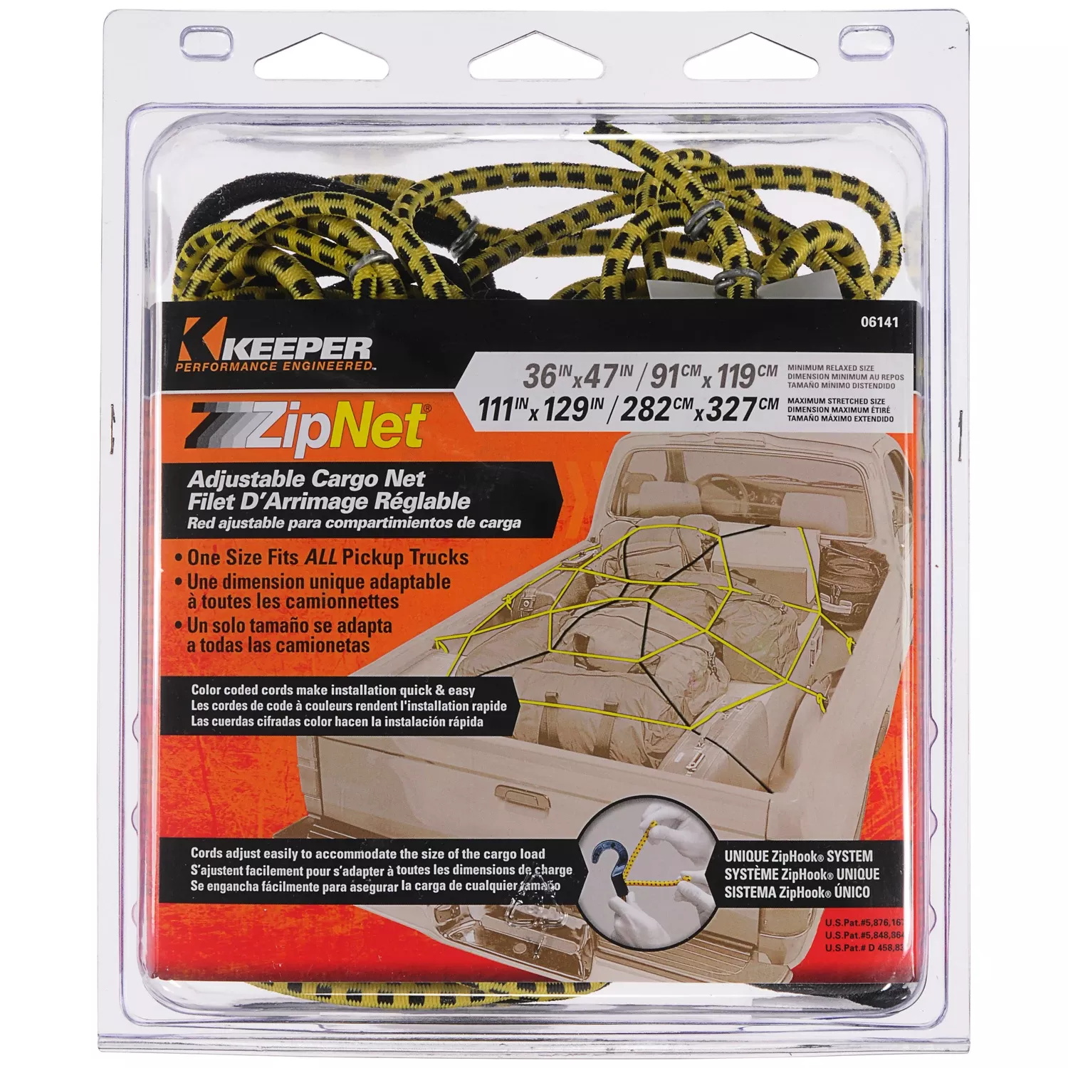 Zipnet Adjustable Cargo Net